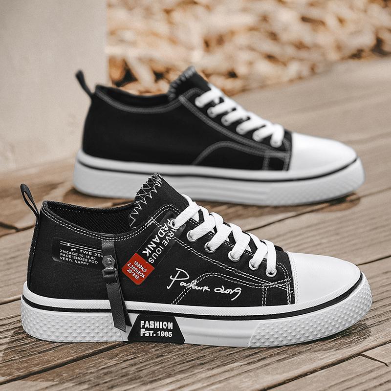 Men Sport Shoes Autumn New Breathable Me Canvas Shoe Comfortable Casual Men Shoes Light Tennis Shoe Trend Skate Shoe Man Sneaker