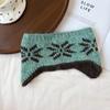 Snowflake Knitted Ear Cover Warm Ear Warmer New Winter Earmuffs  Women
