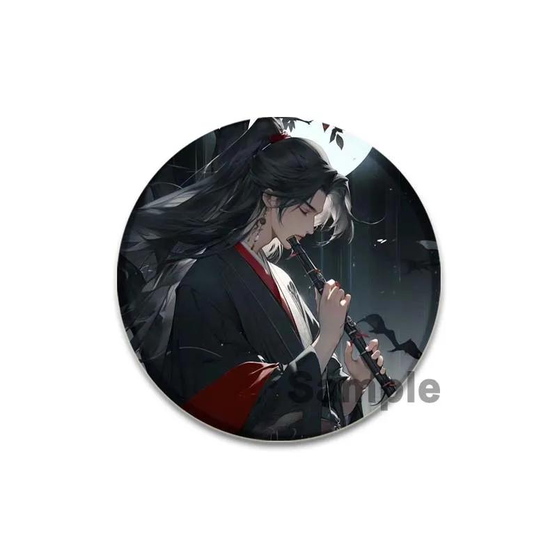 32/44/58mm Anime Mo Dao Zu Shi Brosche Wei Wuxian Anstecknadel Handgemacht Zinn Anstecknadel Anstecknadel für Rucksack Kleidung Schmuckzubehör Geschenke