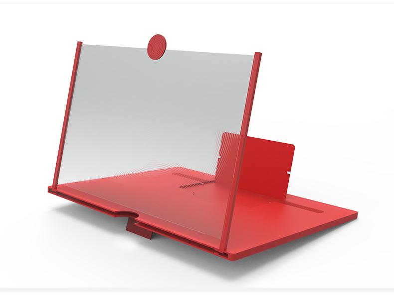 

14-inch 3D Mobile Phone Screen Magnifier with Pull-Out Holder