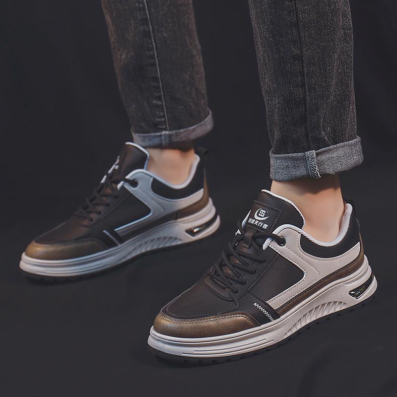 

Повседневная обувь Мужская обувь с мягкой подошвой Кроссовки Весенние новинки Повседневная ретро спортивная мужская белая обувь Модная обувь 44