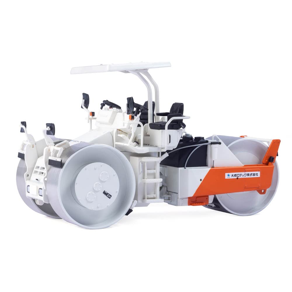 Platts SAKAI Heavy Macadam Roller Taisei Rotech Specification Metal Finished Product Model White 1/50 (Sakai Industries) MKMR-3