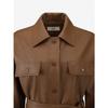 Cc Collect Belted Faux Leather Jacket C263psf154