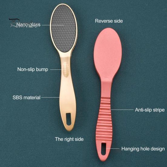Nano Glass Pilník na nohy Hard Skin and Dead Skin Foot Scrubber Mokré a suché nohy Odstraňovač ztvrdnutí Profesionální nástroj pro péči o nohy