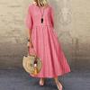 Women's Casual Fashion Plaid Dress