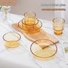 Gao Taibai Yingxue Amber Glass 6-Piece Tableware Set