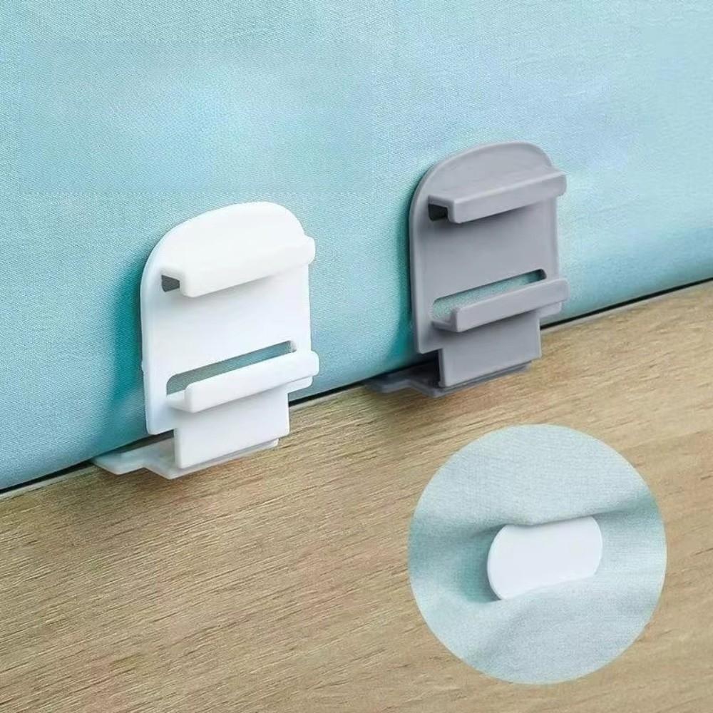4PCS Plastic Bed Sheet Fasteners Invisible Bed Sheet Holder Bed Sheet Grippers Fitted Sheets