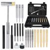 21Pcs Punch Set Mechanical Installation Round Punches Maintenance Tool Kit Box