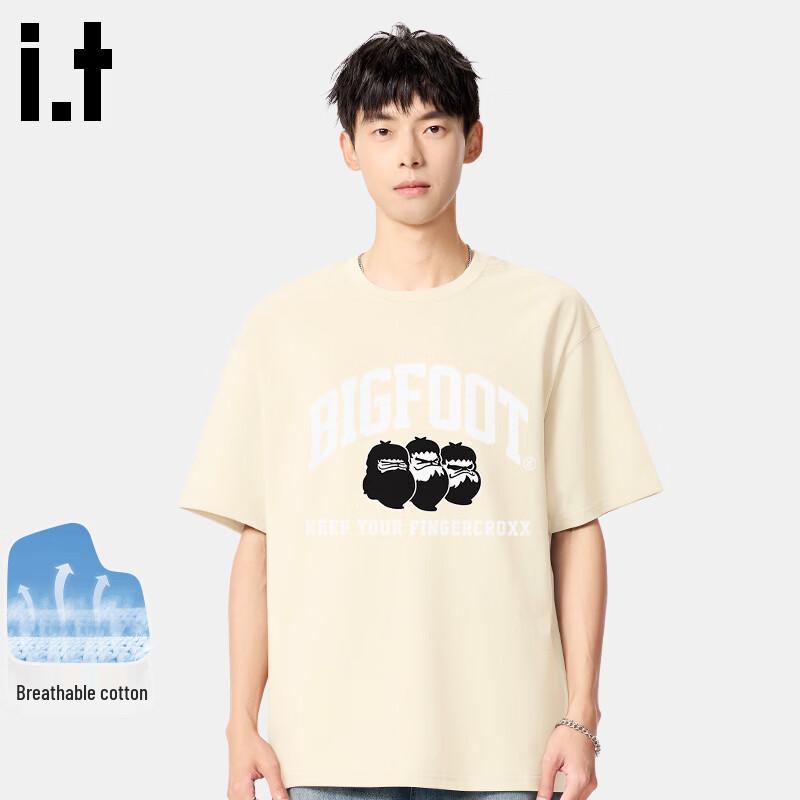 Fingercroxx Men s Loose Fit Cotton T-Shirt M
