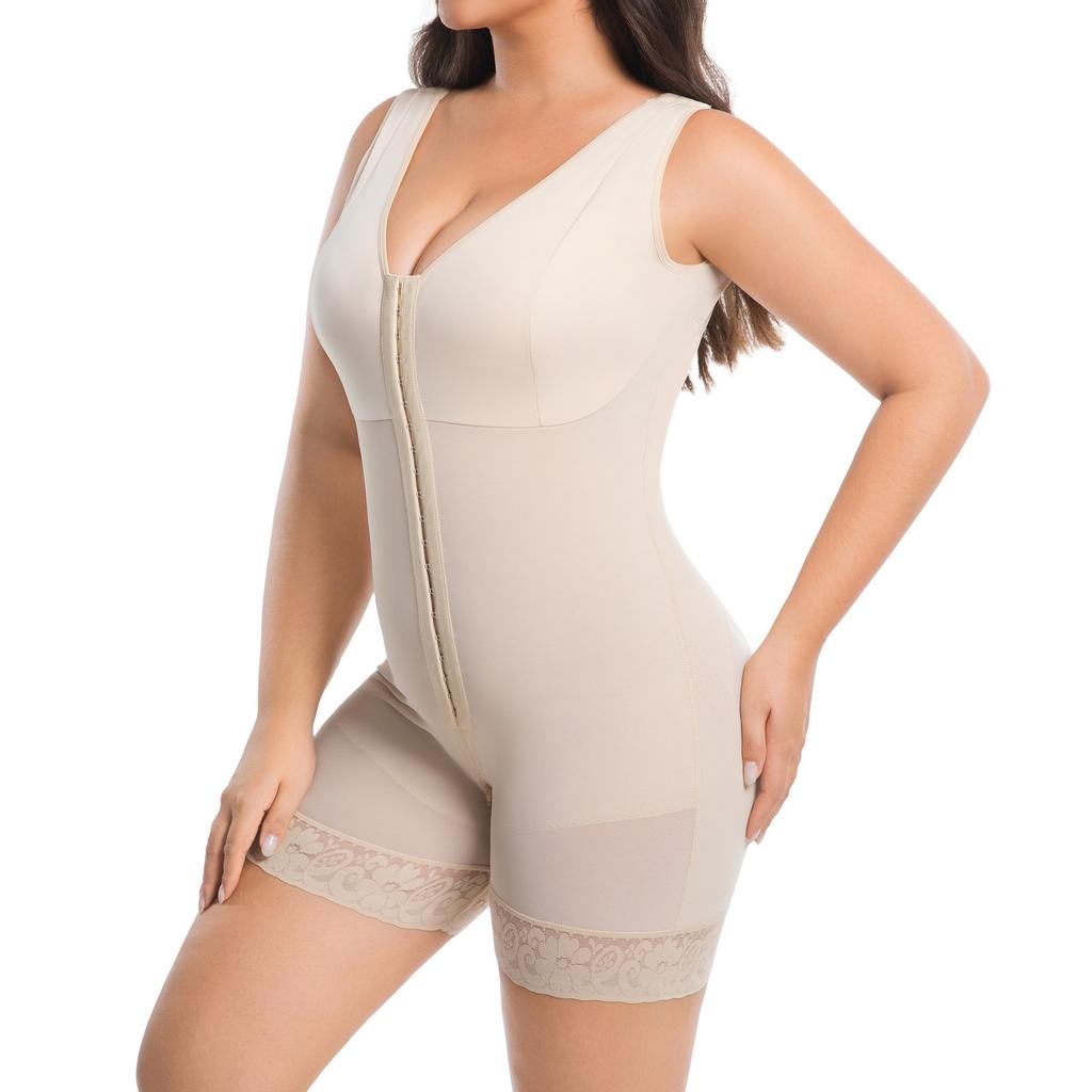 Women's Solid Color Body-shaping One-piece Waist-shaping Tummy-shaping Buttocks-lifting Tight Body-shaping Bodysuit