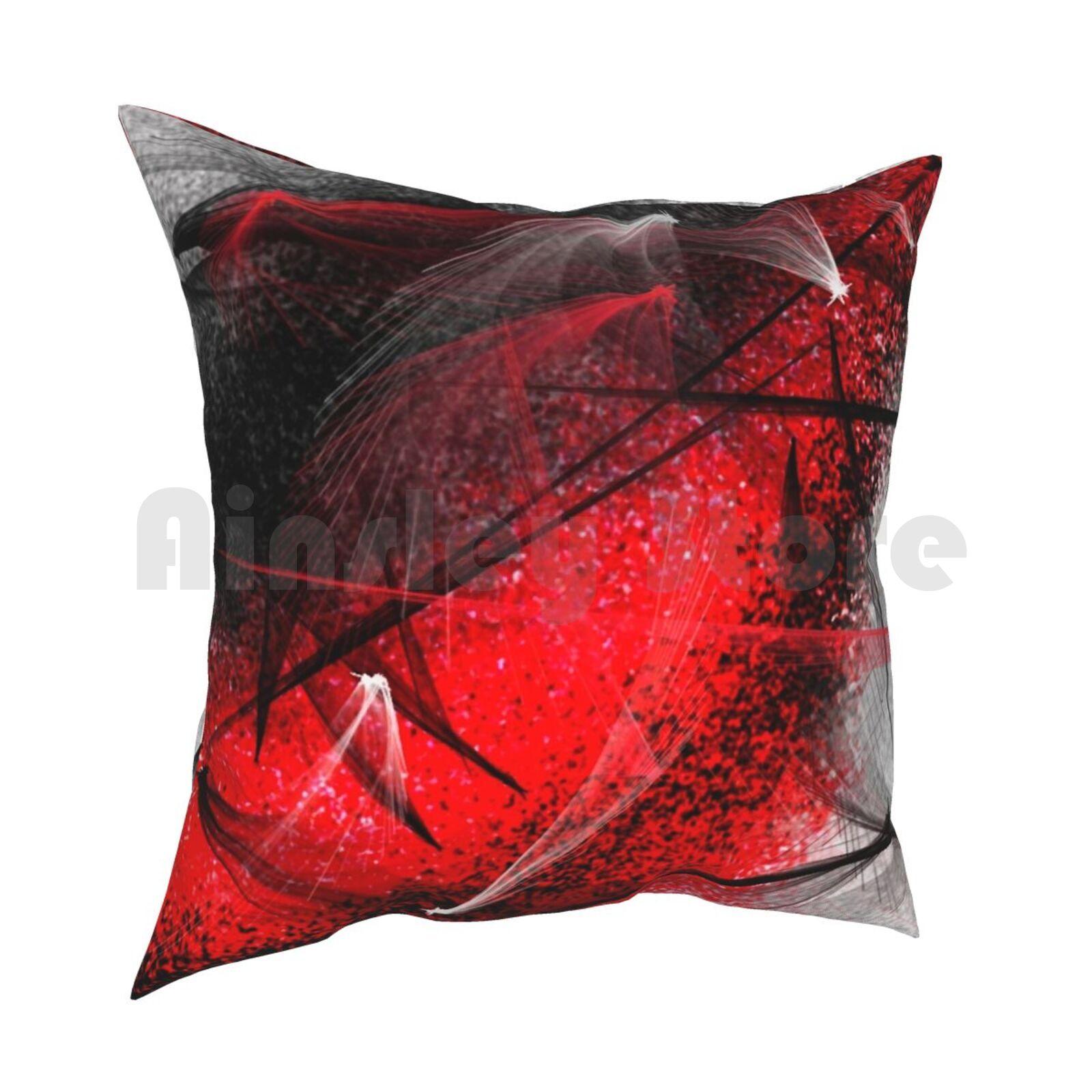 

Under The Spotlight Abstract Digital Painting Pillow Case Printed Home Soft DIY Pillow Cover Watercolor Aerosol Black And 30cmx30cm