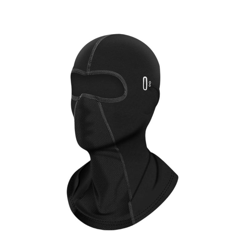 Ice Silk Motorcycle Balaclava: Thin, Breathable, Quick-Drying Face Mask for Men and Women - Sun and Dust Protection, Ideal for Spring and Summer.
