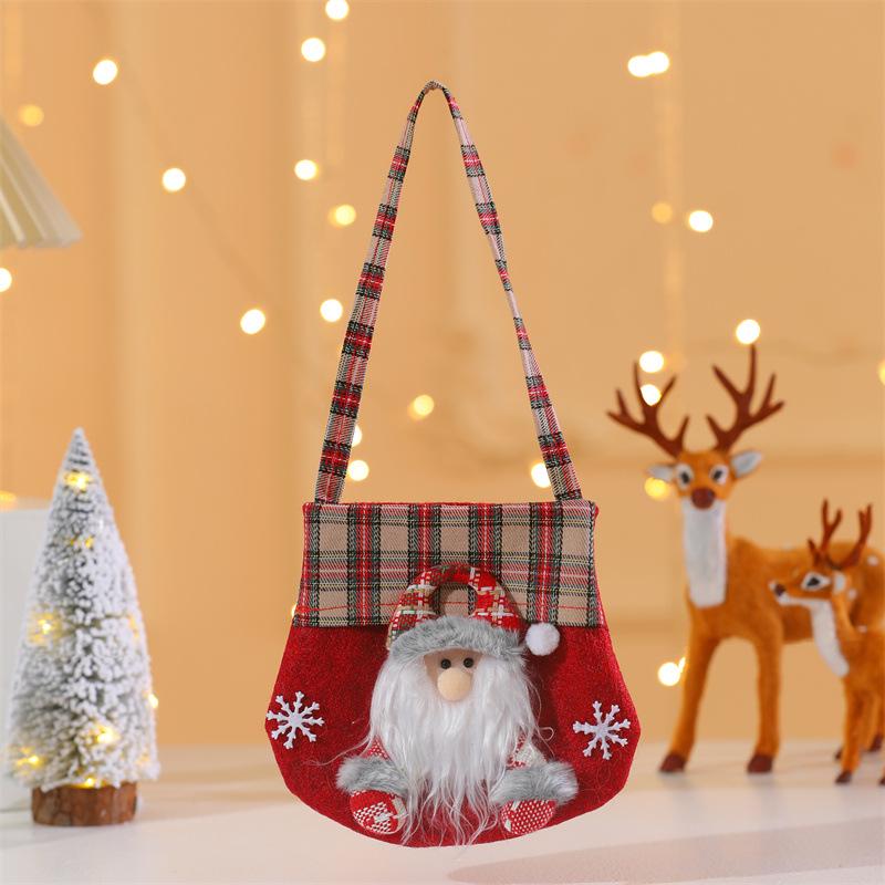 Non-Woven Cartoon Christmas Tote Candy & Gift Bag