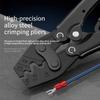Ratchet wire pressing pliers, wire pressing pliers, cold pressing terminal pliers, bare terminal OTUT wiring pliers