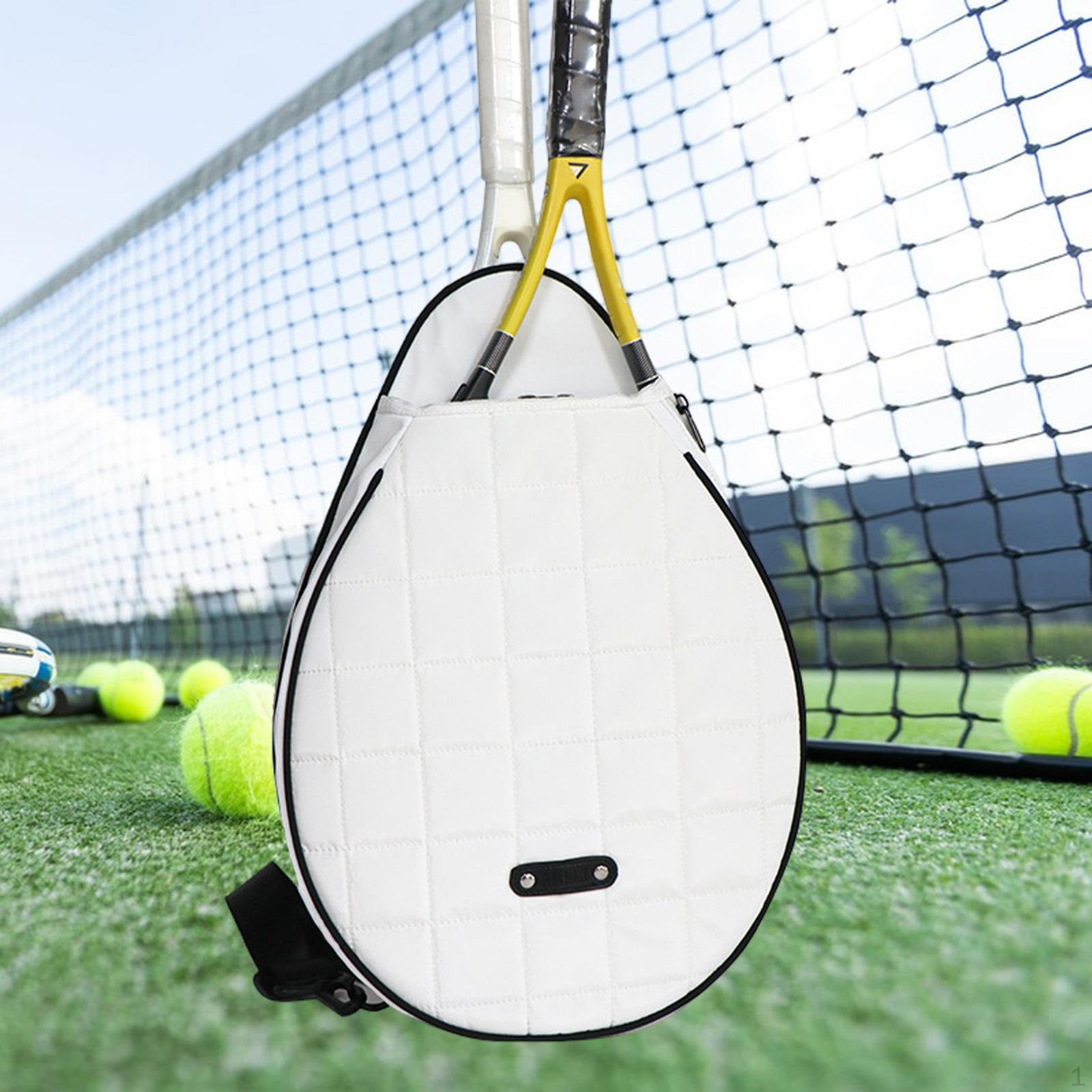 

Сумка для теннисной ракетки, сумка через плечо, принадлежности для снаряжения, регулируемый органайзер, ящик для ракеток