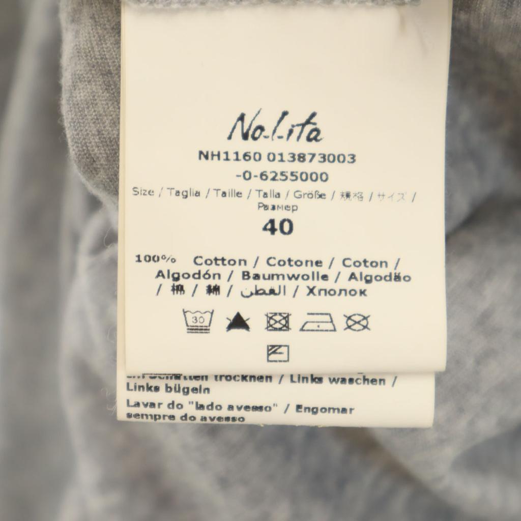 NOLITA made in Italy No sleeve Long dress 40 gray Women Used