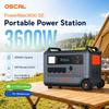 Stazione di Alimentazione Rugged Portatile Oscal PowerMax 3600SE, Generatore Solare 3600W Batteria LiFePO4 3600Wh, Controllo Smart tramite App per Casa, Esterno, Campeggio