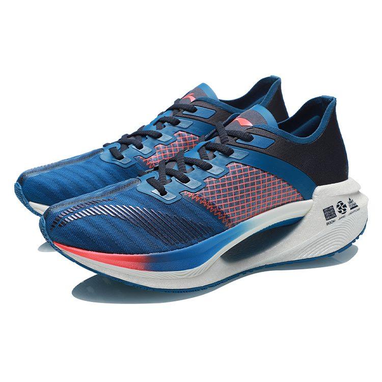 Li Ning Shadow Essential Running Shoes Men's Low Top Blue/Orange ARHR121-4