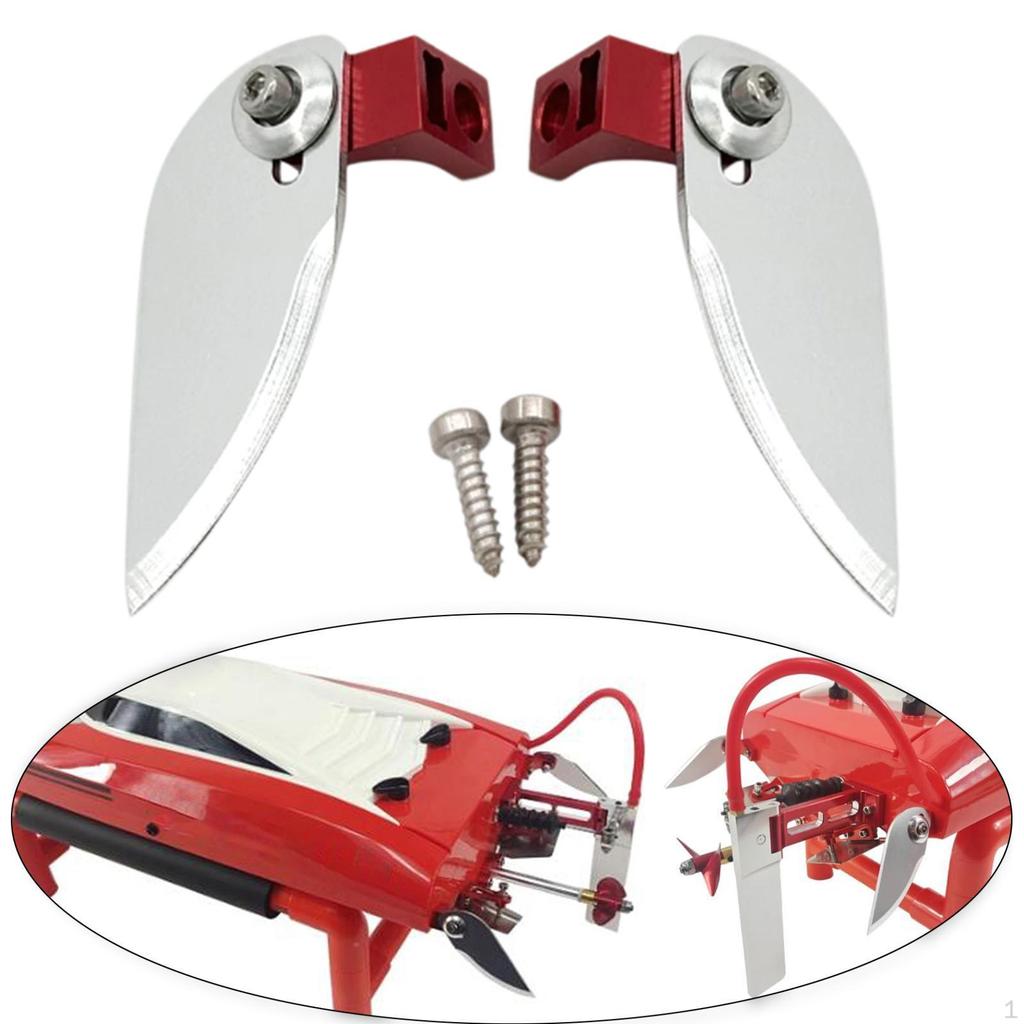 Brushless Speedboat Modification RC Boat Parts Lightweight Reliable Sturdy Assembly Metal Steering