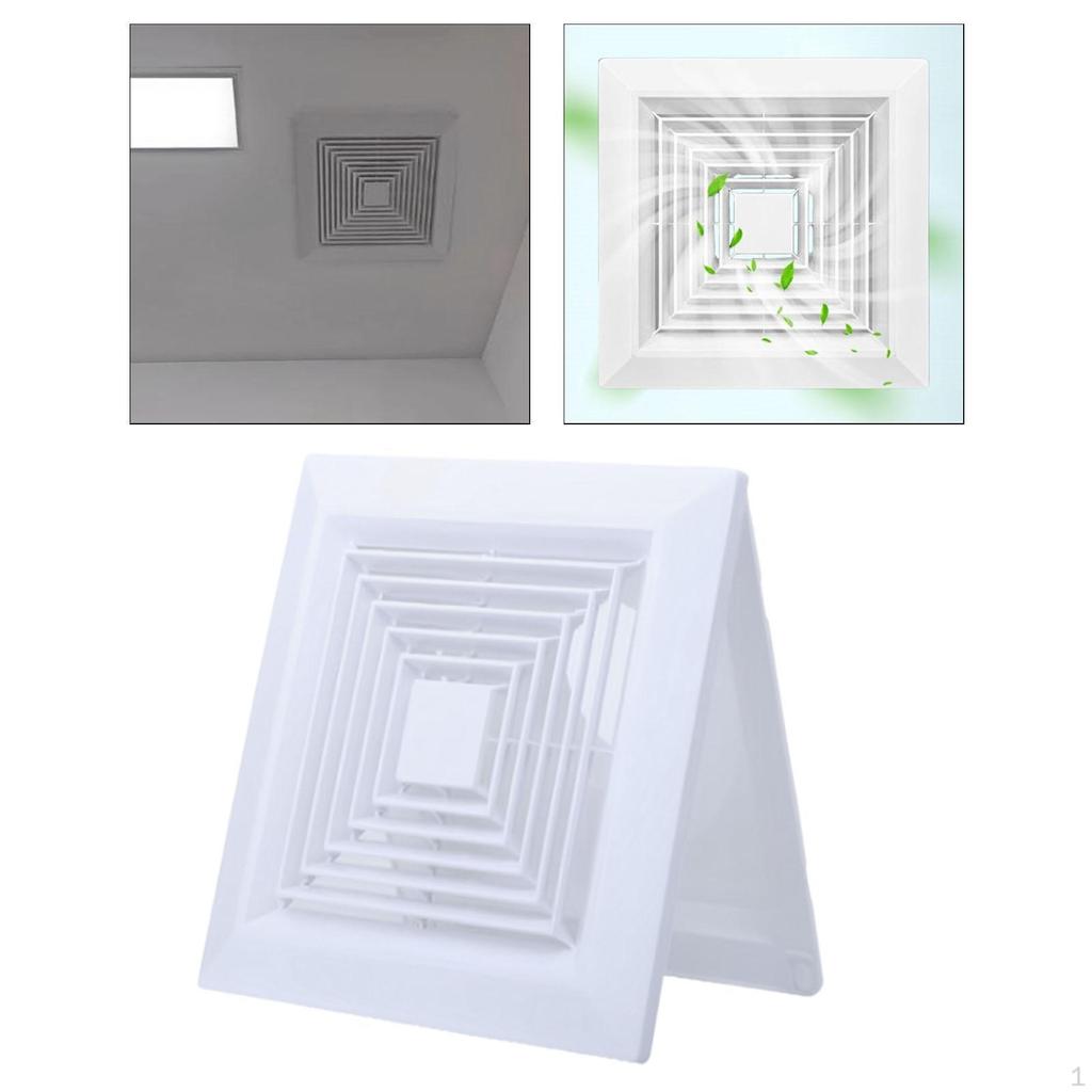 Square Air Vent Cover Conditioner Outlet Exhaust Fan Grille for Factories