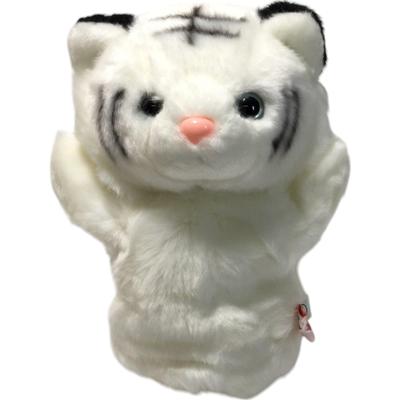 Sevimli Satış Peluş El Kuklası Beyaz Kaplan J0076