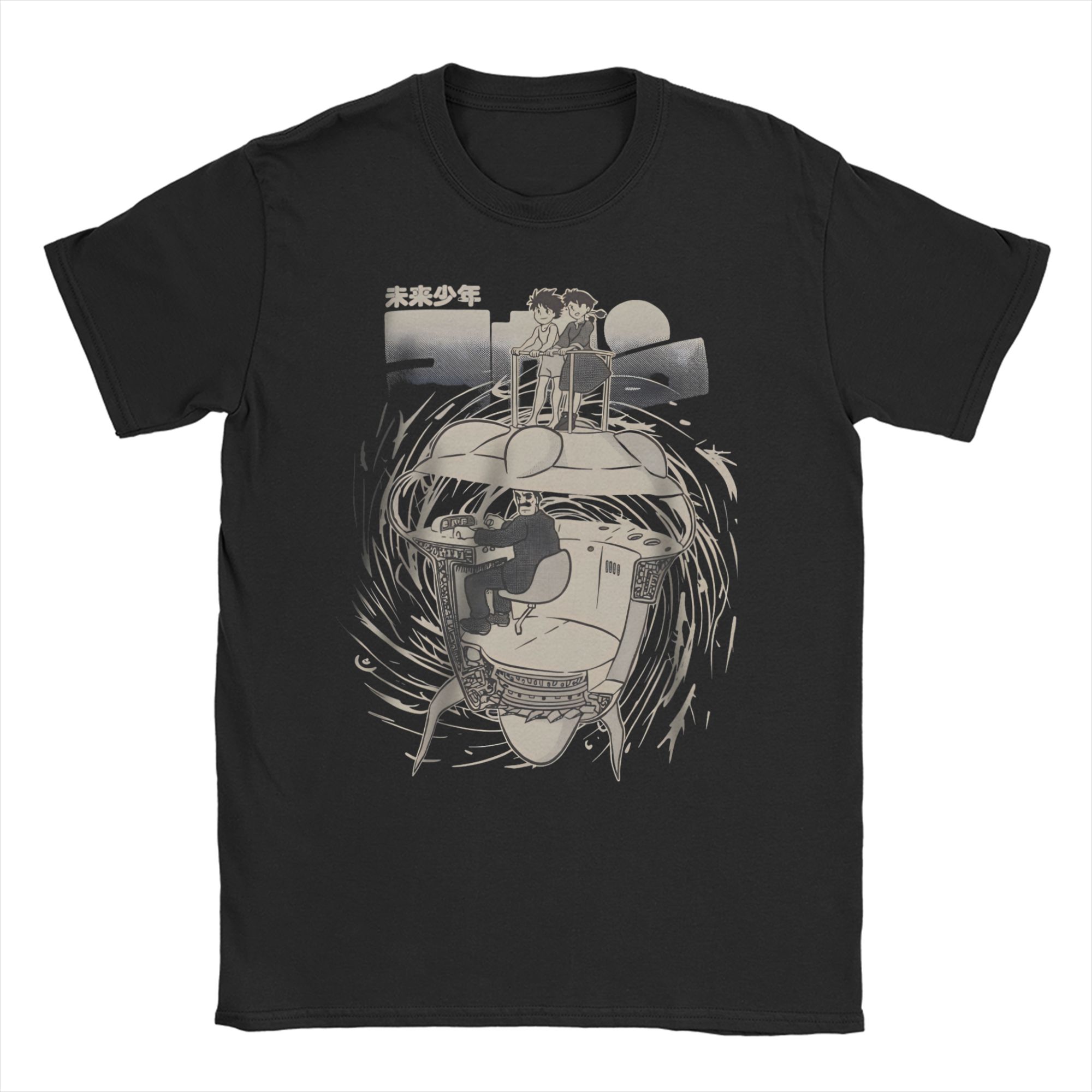Unisex TShirts Conan The Future Boy Casual 100 Cotton Tees Short Sleeve T Shirts Round Collar Clothing Summer S