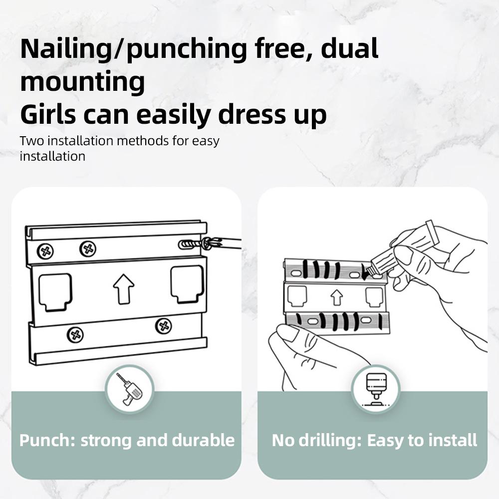 Hidden Retractable Clothesline Outdoor Indoor 14 Feet Stainless Steel Clothesline Rope Heavy Duty Steel Wall Mount Drying Rack