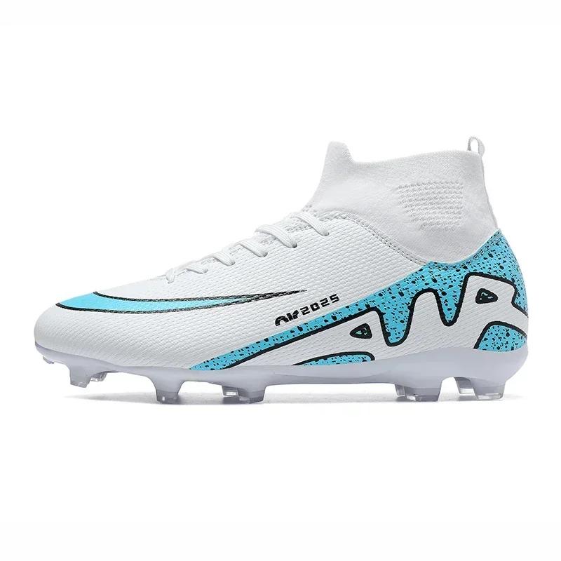 New Men FG/TF Soccer Shoes Cleats Studded Society Match Football Field Boots Original Comfortable Ultralight Kids Football Shoes