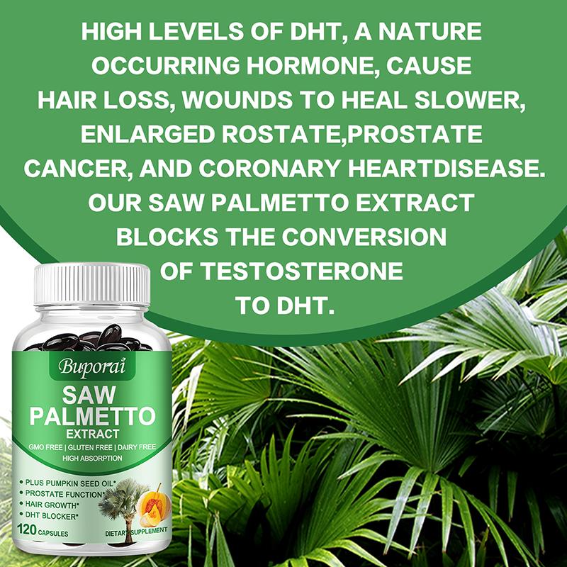 Buporai - Saw Palmetto Extract Capsules - Hair Health