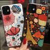 3D Relief Phone Case For Huawei Nova 10 SE Case Floral Silicon Cover For Huawei Nova 10 Pro Case Nova10 SE / 10 Pro / Nova 10z