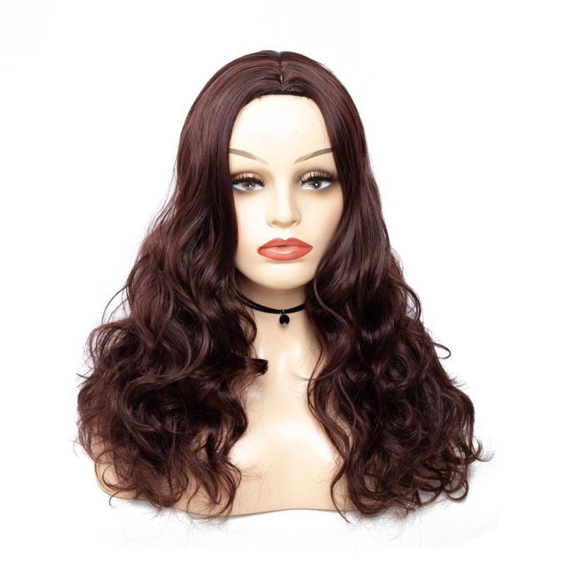 

Синтетические длинные парики для женщин, волосы натуральные, пушистые, кудрявые, модная прическа с легкой волной, для ежедневного использования, косплея, вечеринок