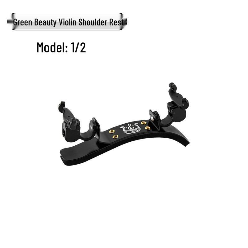 Green Beauty Adjustable Violin Shoulder Rest - Large, Load-Bearing, Kids' 4/4, 1/2, 1/4