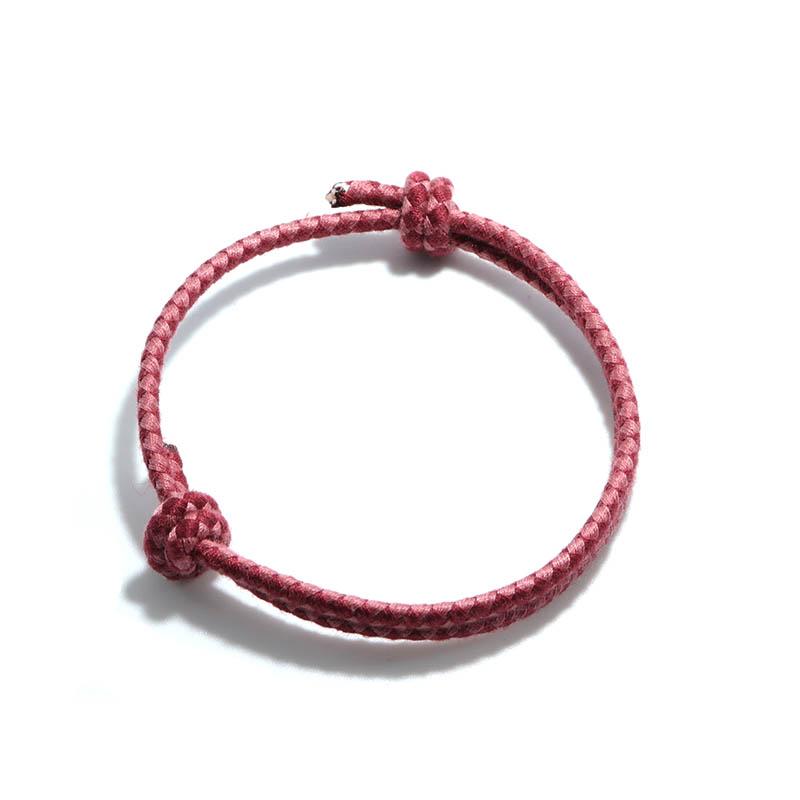 

Minimalist 3mm Milan Rope Bracelet Men Women Student Adjustable Braided Red Thread Braslet Couple Braclet Best Friend Gift Joias