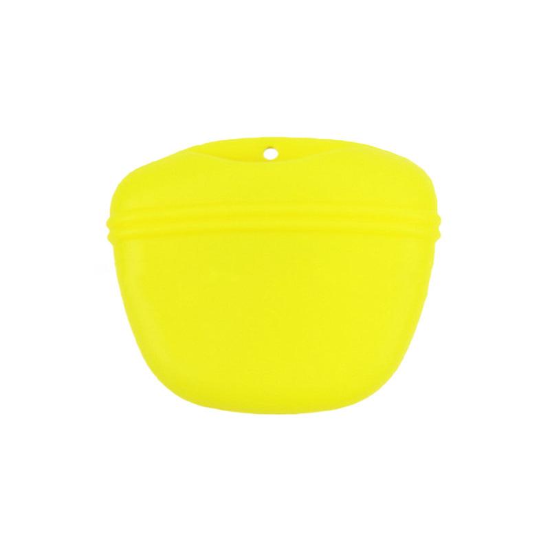 

Silicone Pet Training Treat Bag - Dog Training Waist Pouch жёлтый