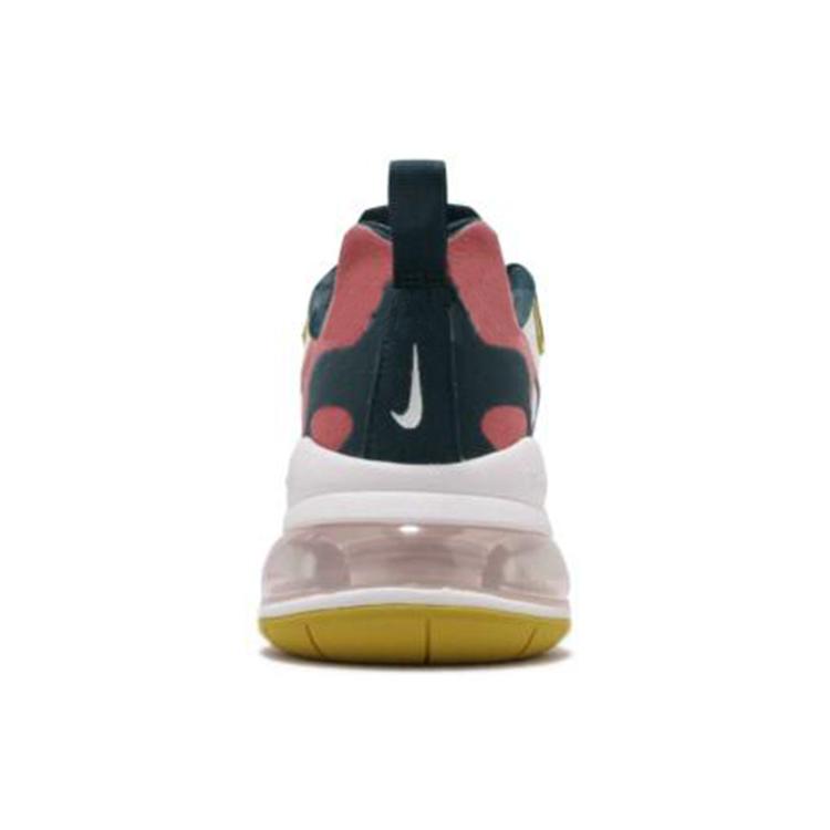 New Nike Air Max 270 React White Turquoise Yellow CT1264-103