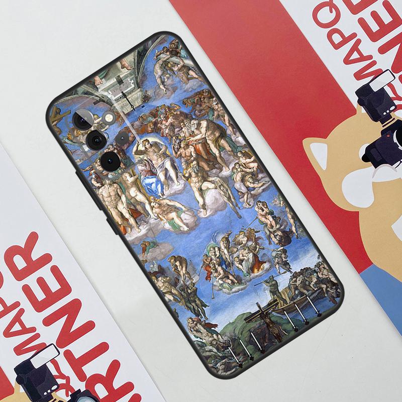 Michelangelo Art Case For Samsung Galaxy A36 A35 A55 A06 A16 A26 A56 A53 A32 A52 A33 A13 A14 A34 A54 A17 A15