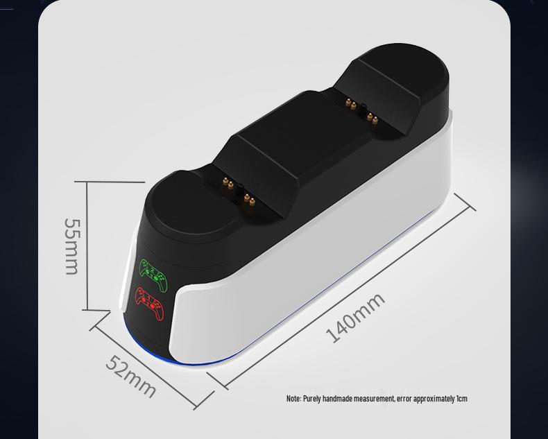 PS5 Dual Controller Fast Charging Dock with RGB Lights