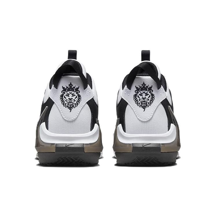 Nike LeBron Witness 7 GS Weiß Schwarz Kinder Sneaker Metallic-Silber DQ8650-100