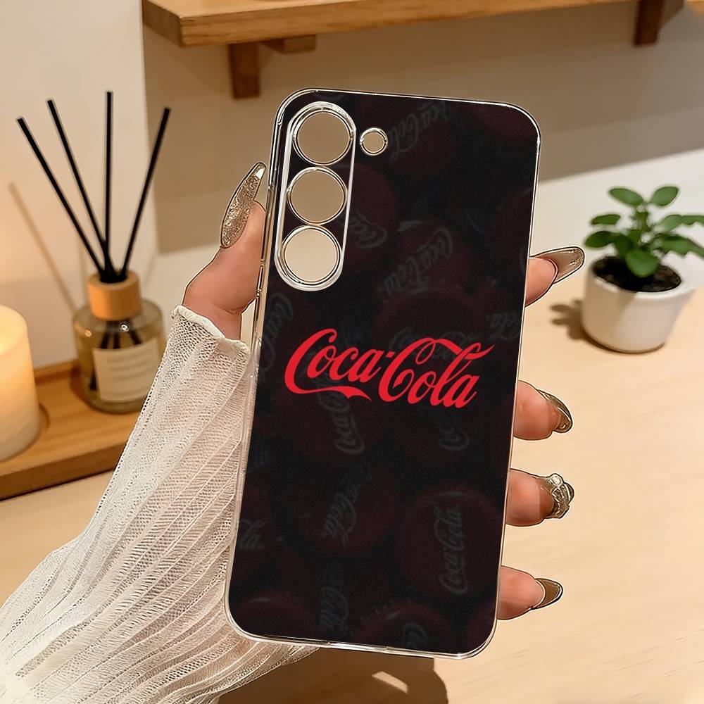 Hot C-Coca C-Cola Vintage Phone Case For Samsung Galaxy A71,A70,A52,A51,A40,A30 Transparent Cover