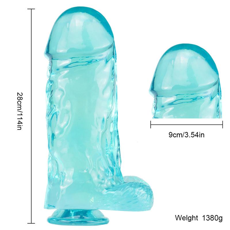 Female Masturbator Super Thick Simulation Dildo Big Stallion Fisting Butt Plug Adult Products