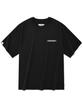 Langajumang Oversized Small Story Logo Short Sleeve T-Shirt [Black]