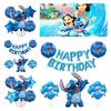 Novo Conjunto de Balões de Folha de Alumínio Lilo e Stitch Para Decoração de Festa de Aniversário e Brinquedos Infantis