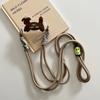 Cartoon Dog Rabbit Phone Crossbody Chain Stand Back Clip Holder Detachable Neck Strap Hanging Rope Adjustable
