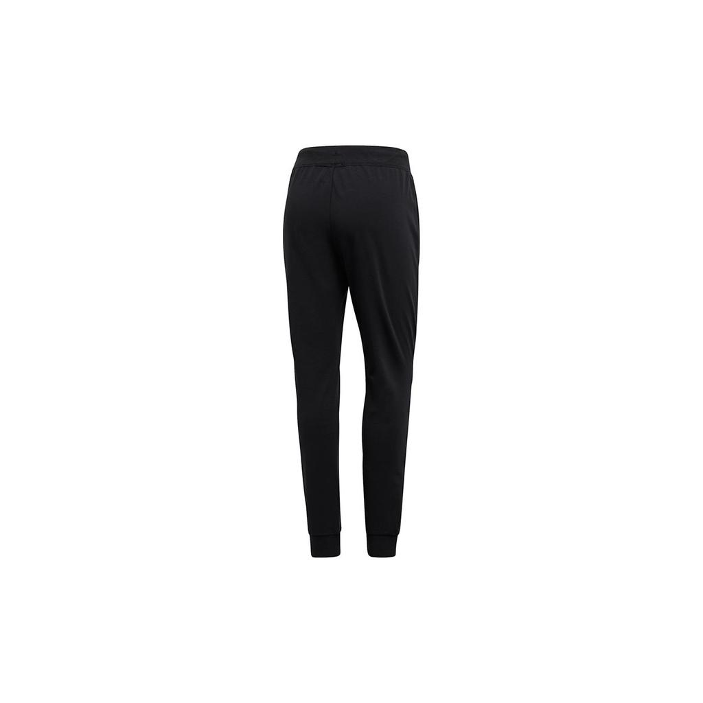 Adidas W Pt Ft Slim Solid Color Sports Casual Logo Knitted Long Pants Women bottoms Black FS8991