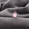 Pink Cat's Eye Ring, 925 Sterling Silver Ring Jewelry, Handmade Ring Gemstone Jewelry For Memorial Day