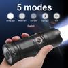 3000LM Hohe Leistung Superhelle LED Wiederaufladbare Taschenlampe COB Flutlicht Typ-c Aufladung Leistungsstarke Laterne Tragbare LED Lampe Eingebaute Batterie