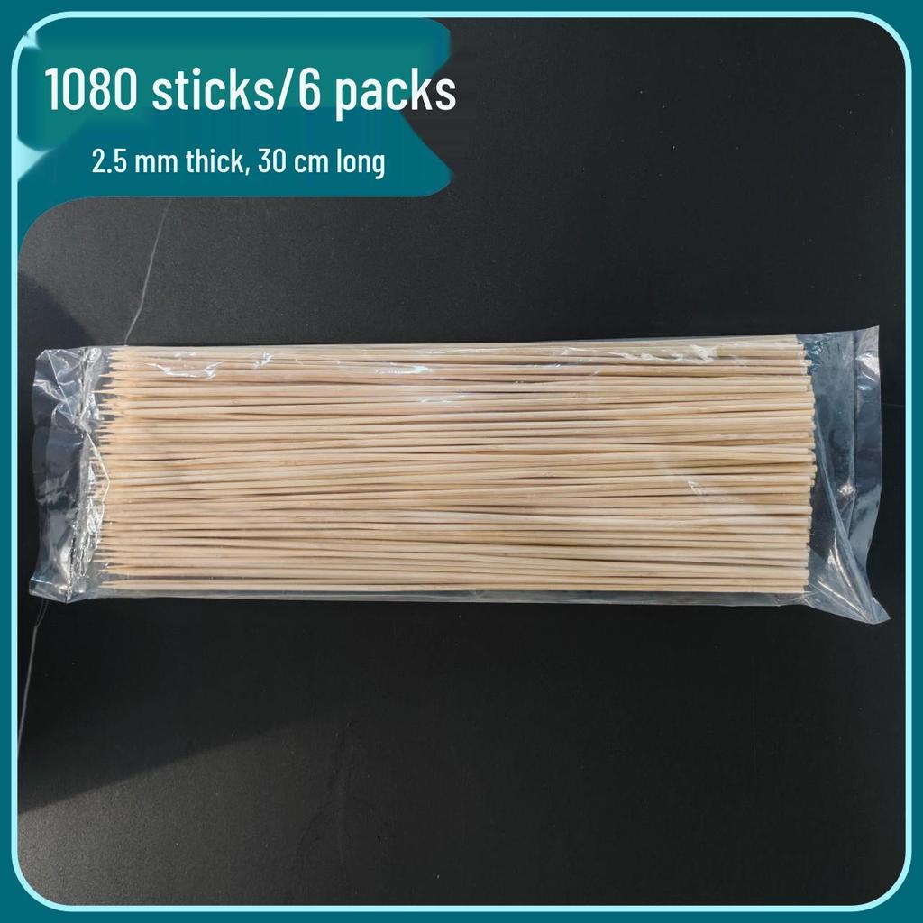 Disposable Bamboo Skewers for BBQ, Mutton, Spicy Hot Pot, Grilled Sausage, and Starch Sausage