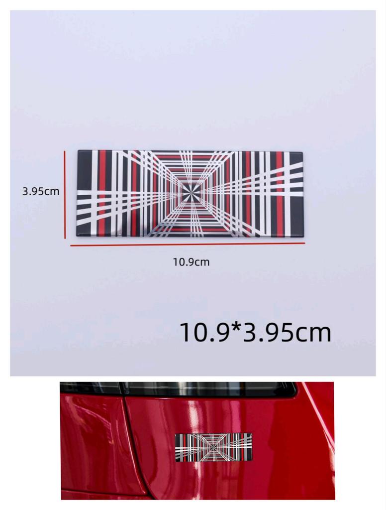 AEQTV1 PLAID Logo Model3 New Car Sticker Auto Emblem Badge Decals For Tesla Model 3 Y S X Accessories 2022 Interior Parts ModelY ModelS