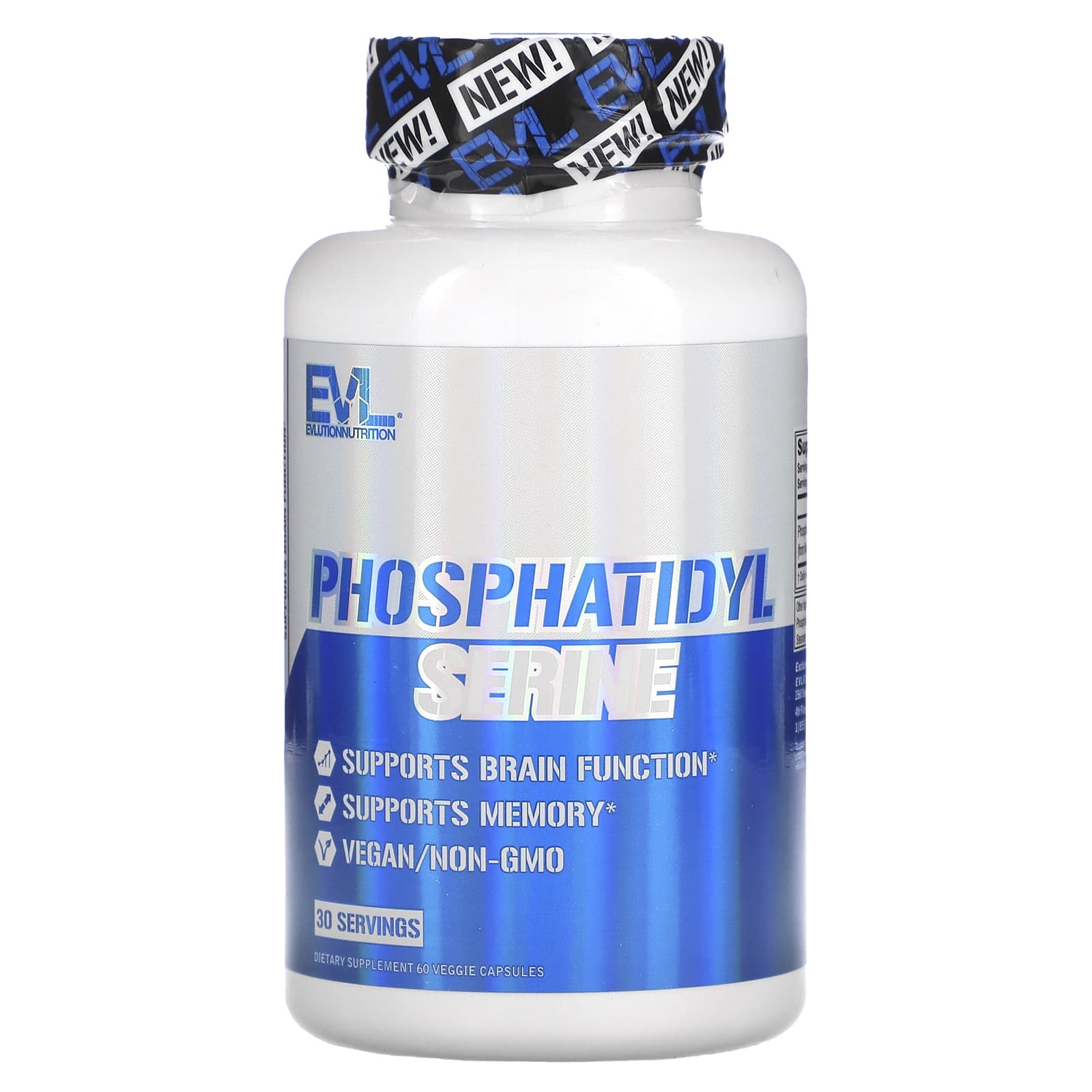 

EVLution Nutrition, Phosphatidyl Serine, 300 mg, 60 Veggie Capsules (150 mg per capsule)