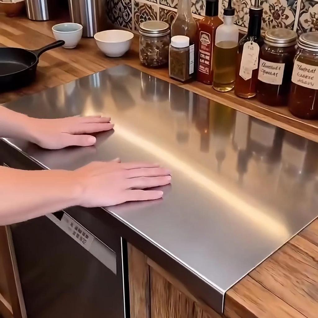 Stainless Steel Double-Sided Anti-Mold Antibacterial Cutting Board with Non-Stick Surface